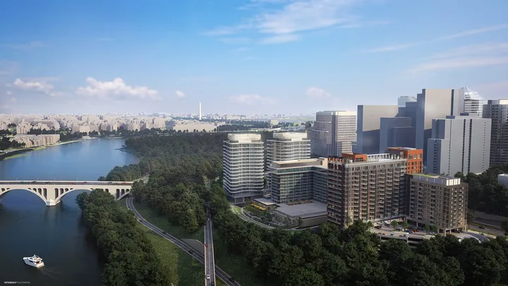 Key Bridge Marriott Site