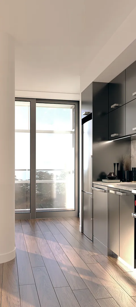 Luxury Galley Kitchen