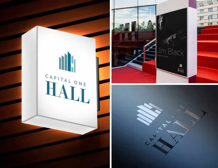 Capital One Hall branding