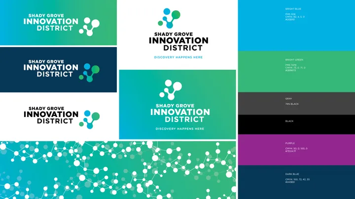 Shady Grove Innovation District branding