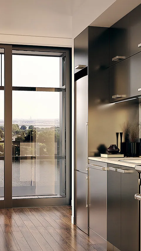 Kitchen with a View