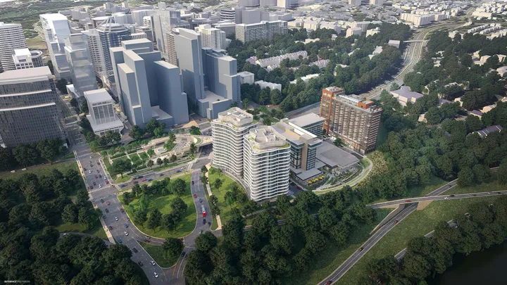 Key Bridge Marriott Site