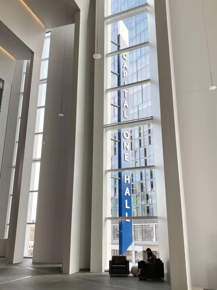 Capital One Hall branding 2