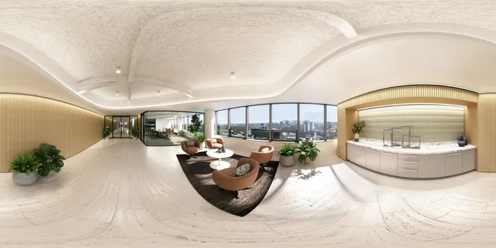 1000 Wilson Boulevard VR tour view of private meeting room