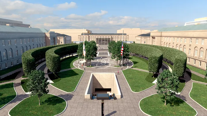 Interactive exhibit space at National Law Enforcement Officers Museum