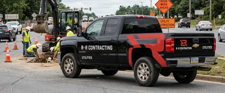 R&R Contracting branding 1