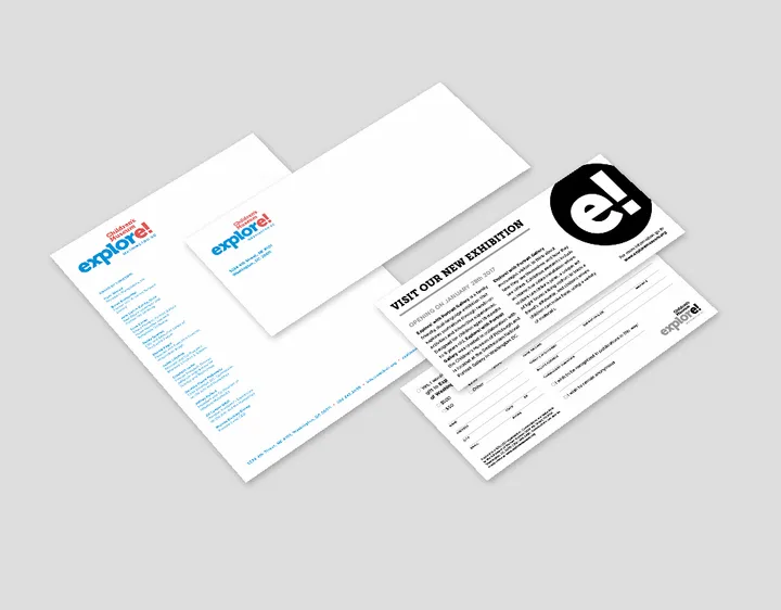 Explore! Children's Museum branding 3