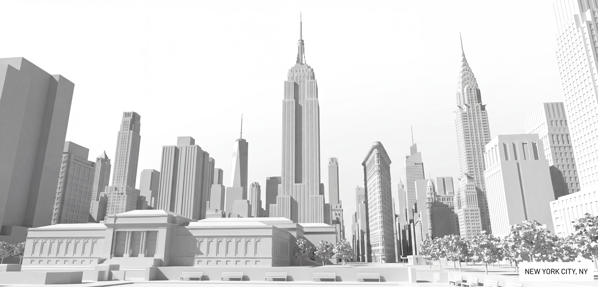 New York City architectural model