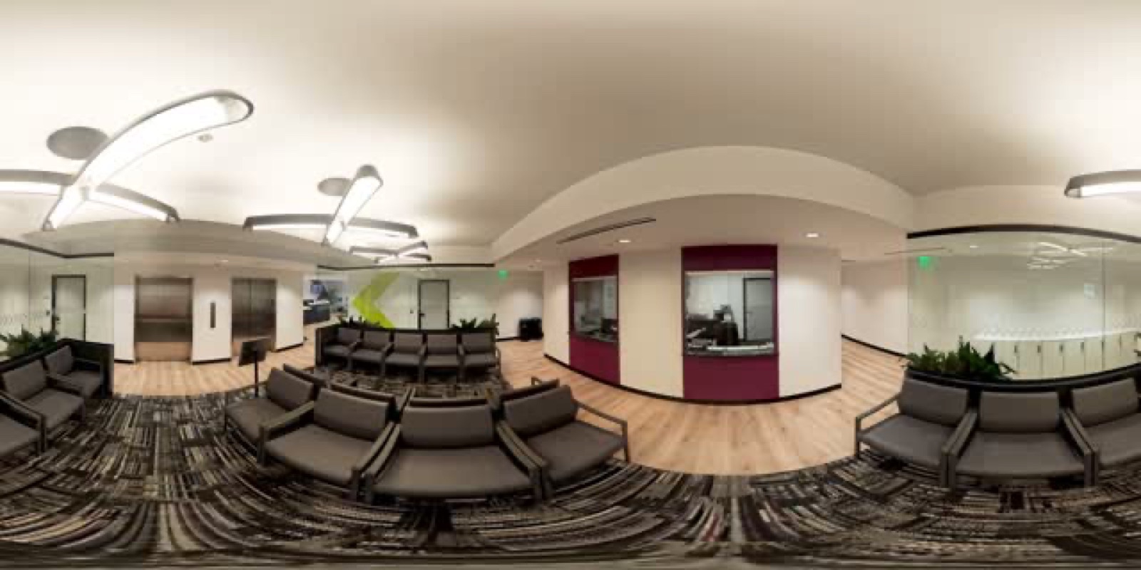 Equirectangular frame from the Parexel 360-degree film